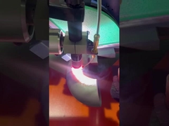 Μηχανή συγκόλλησης αυτοματοποιημένης φλάντζης με έλεγχο PLC Μηχανή συγκόλλησης μετάλλων