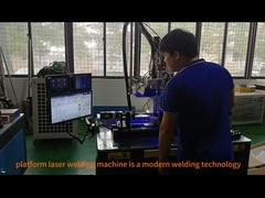 Ελαστικός εξοπλισμός συγκόλλησης με λέιζερ ινών 1064nm μέθοδος ψύξης με νερό