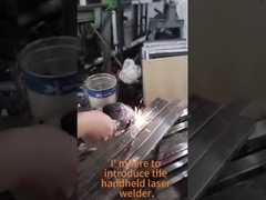 Saldatura continua Macchina di saldatura laser a mano per l'interruzione