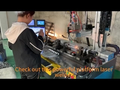 Αυτόματη μηχανή συγκόλλησης με λέιζερ μετάλλου 200W για διάφορα υλικά και πάχους