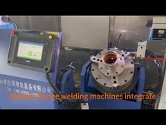 Ανθεκτικός μηχανισμός συγκόλλησης φλάντζας ακριβείας με αυτόματες τροφοδοσίες συρματόσχοινων για σωλήνα σε σωλήνα